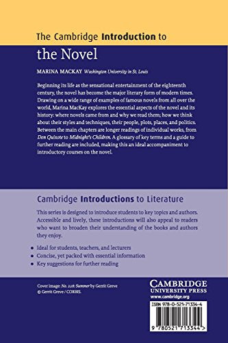 The Cambridge Introduction to the Novel - Retail Maharaj