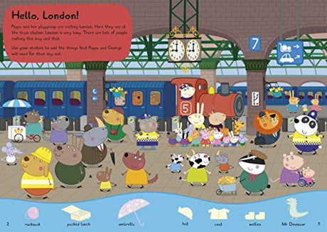 Peppa Pig: Peppa's London Day Out Sticker Activity Book - Retail Maharaj