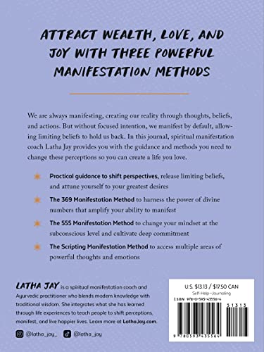 Law of Attraction Manifestation Journal: A Guided Journal for Manifesting Your Deepest Desires - Retail Maharaj