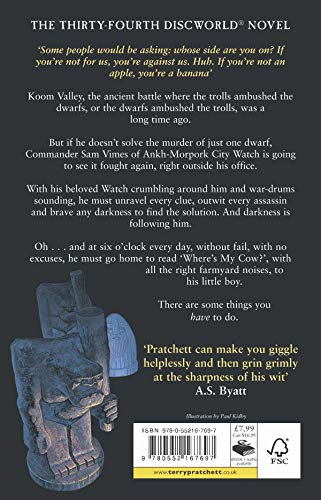 Thud!: (Discworld Novel 34): from the bestselling series that inspired BBC’s The Watch (Discworld Novels) - Retail Maharaj