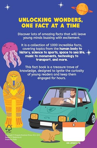 Interesting Facts for Curious Kids: 1000 Fascinating Facts about the Human Body, Animals, Space, History, Science, Technology, and more to Spark ... 5+ [Select Learning] (Penguin Early Learning) - Retail Maharaj