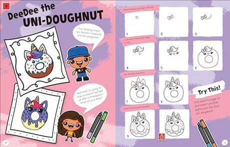 Draw with Art for Kids Hub Cute and Funny Foods - Retail Maharaj