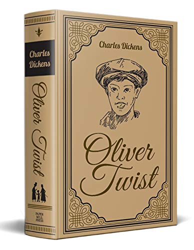 Oliver Twist Charles Dickens Classic Novel, (Coming of Age, Orphan, Required Literature), Ribbon Page Marker, Perfect for Gifting - Retail Maharaj