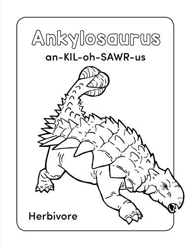 Dinosaur Book for Kids: Coloring Fun and Awesome Facts - Retail Maharaj