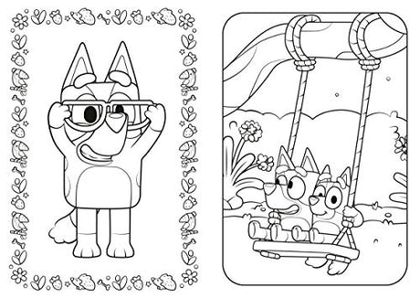 Bluey: Fun and Games: A Colouring Book: Official Colouring Book - Retail Maharaj