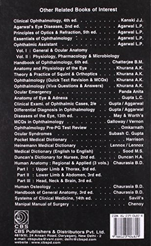 Handbook Of Ophthalmology 6Ed Revised And Enlarged (Pb 2018) - Retail Maharaj