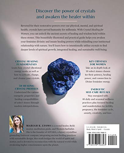 Crystal Healing for Women: A Modern Guide to the Power of Crystals for Renewed Energy, Strength, and Wellness - Retail Maharaj