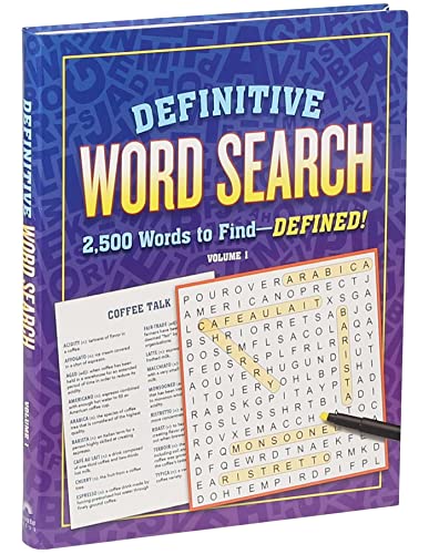Definitive Word Search Volume 1: 2,500 Words to Find--Defined - Retail Maharaj