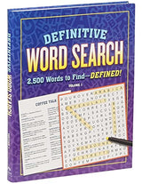 Definitive Word Search Volume 1: 2,500 Words to Find--Defined - Retail Maharaj