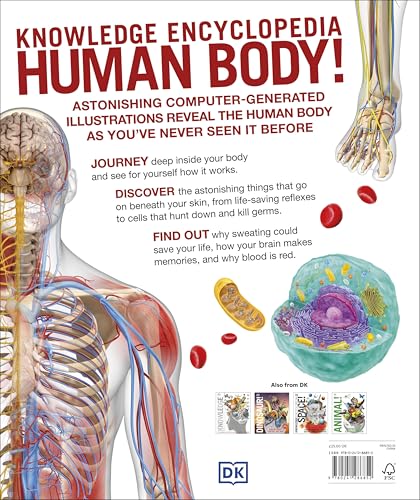 Knowledge Encyclopedia: Human Body!: Your Amazing Body As You've Never Seen It Before - Retail Maharaj