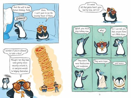 Pablo and Splash: Roman Holiday: The hilarious kids' graphic novel series about time-travelling penguins - Retail Maharaj