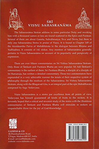Sri Visnu Sahasranama - Retail Maharaj