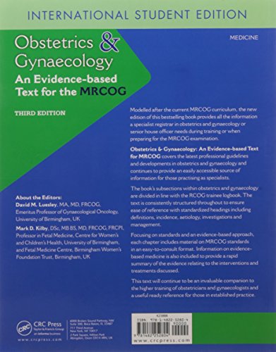 OBSTETRICS AND GYNAECOLOGY: AN EVIDENCE-BASED TEXT FOR MRCOG - Retail Maharaj