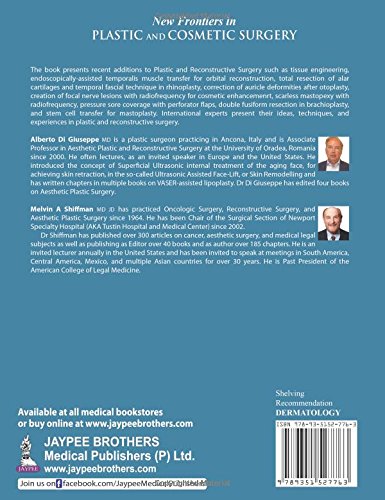 NEW FRONTIERS IN PLASTIC AND COSMETIC SURGERY - Retail Maharaj