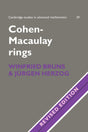 Cohen-Macaulay Rings: Revised Edition: 39 (Cambridge Studies in Advanced Mathematics) - Retail Maharaj
