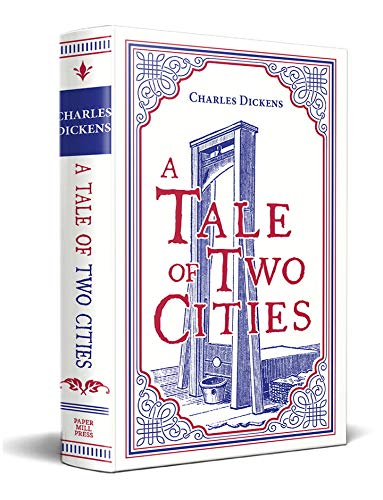 A Tale of Two Cities, Charles Dickens Classic Novel, (French Revolution; London, Love and Sacrifice), Ribbon Page Marker, Perfect for Gifting - Retail Maharaj