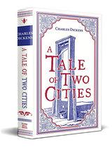 A Tale of Two Cities, Charles Dickens Classic Novel, (French Revolution; London, Love and Sacrifice), Ribbon Page Marker, Perfect for Gifting - Retail Maharaj
