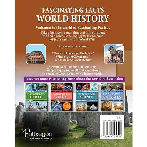 Fascinating Facts: World History | Reference Book For Kids | Encylopedia for Ages 9+ - Retail Maharaj