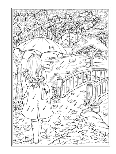 Creative Haven Autumn Charm Coloring Book - Retail Maharaj