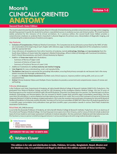 Moore’s Clinically Oriented Anatomy, Vol 3, 2nd South Asian ed - Retail Maharaj
