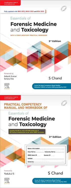 ESSENTIALS OF FORENSTIC MEDICINE AND TOXICOLOGY WITH PRACTICAL COMPETENCY OF MANUAL AND WORKBOOK 3ED (PB 2025) - Retail Maharaj