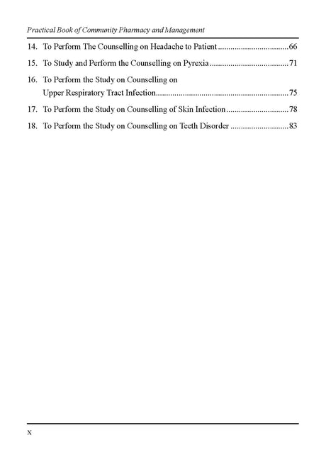 Practical Book of Community Pharmacy and Management for the Students of D.Pharm 2nd Year (First Edition, October 2024) - Retail Maharaj