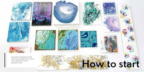 Acrylic Paint Pouring: 16 Fluid Painting Projects & Creative Techniques - Retail Maharaj