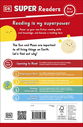 DK Super Readers Pre-Level Sun and Moon - Retail Maharaj