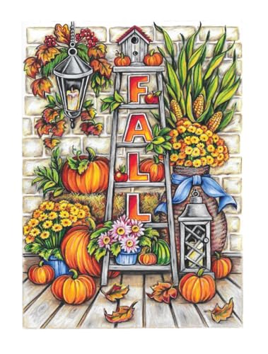 Creative Haven Autumn Charm Coloring Book - Retail Maharaj