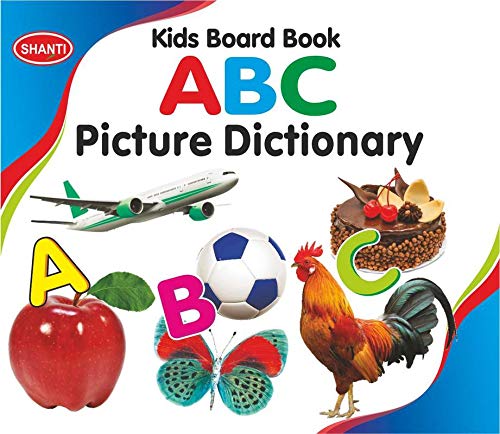 Shanti Publications Kids Board Books - ABC PICTURE DICTIONARY - Retail Maharaj