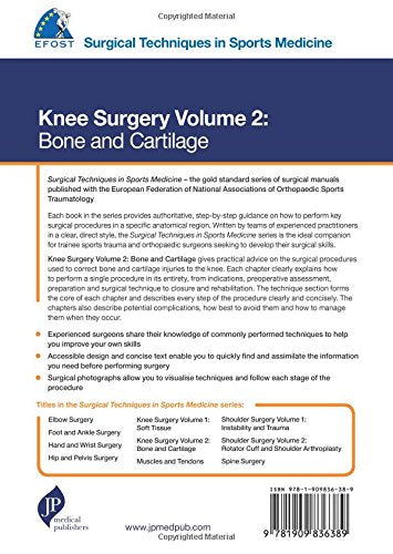 SURGICAL TECHNIQUES IN SPORTS MEDICINE KNEE SURGERY VOLUME 2 :BONE AND CARTILAGE - Retail Maharaj