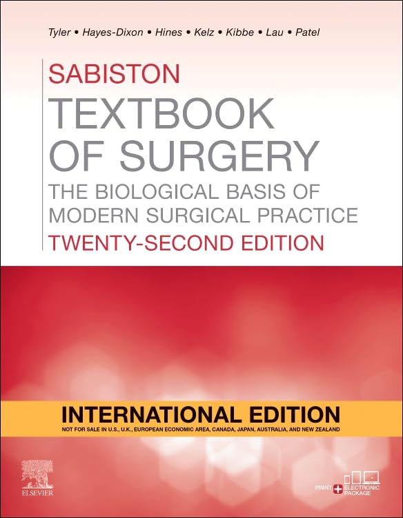 Sabiston Textbook of Surgery: The Biological Basis of Modern Surgical Practice - International Edition 22ed - Retail Maharaj