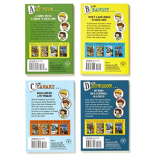 A to Z Mysteries Boxed Set Collection #1 (Books A, B, C, & D) - Retail Maharaj