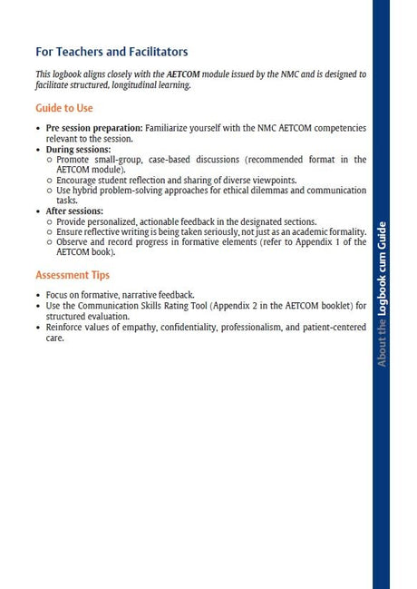 AETCOM Competencies for Indian Medical Graduates - Retail Maharaj