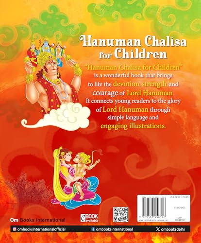 Hanuman Chalisa for Children (Special Edition): Illustrated Stories, Simple Translation & Meaning of the Sacred Hymn - Retail Maharaj