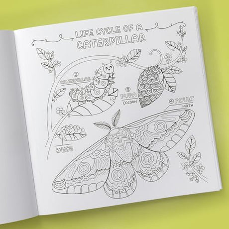 What's Inside a Garden?: Science and Nature Coloring Book: 40 Drawings to Color - Retail Maharaj