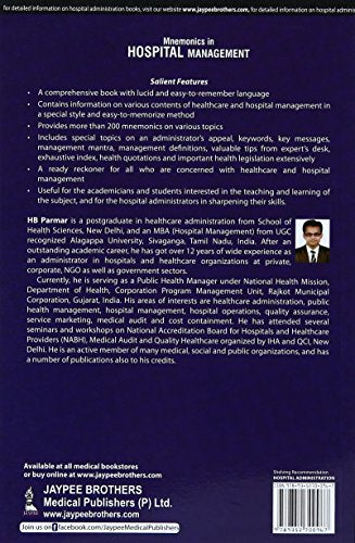 MNEMONICS IN HOSPITAL MANAGEMENT - Retail Maharaj