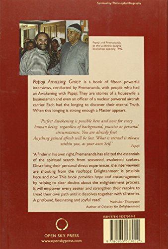 PAPAJI AMAZING GRACE, NA: Interviews with Seekers for Enlightenment -- & How They Found It - Retail Maharaj