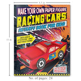 Make Your Own Paper Figures – Racing Cars Cut, Fold & Create Your Own Racetrack Cars | Ages 6–10 | DIY Craft Fun for 2+ Hours of Hands-On Play - Retail Maharaj