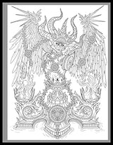 Dark Art Gothica: A Horror Coloring Book - Retail Maharaj