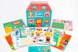 Fold-Out + Play: Doll's House: Build your own 3D house with interactive play pieces and stickers - Retail Maharaj