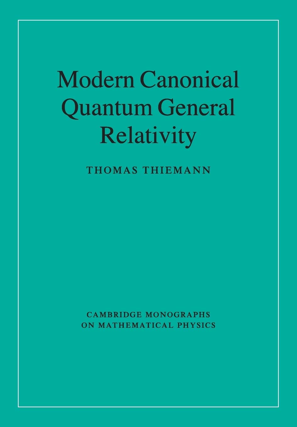 Modern Canonical Quantum General Relativity - Retail Maharaj