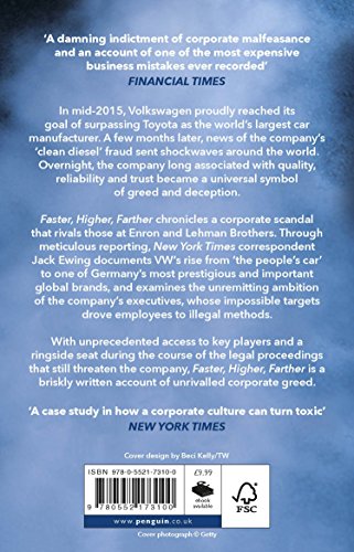 Faster, Higher, Farther: The Inside Story of the Volkswagen Scandal - Retail Maharaj