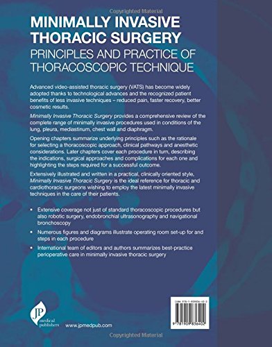 MINIMALLY INVASIVE THORACIC SURGERY PRINCIPLES AND PRACTICE OF THORACOSCOPIC TECHNIQUE - Retail Maharaj
