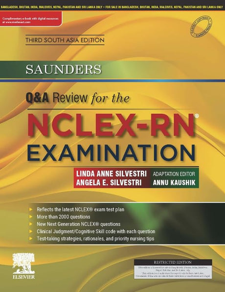Saunders Q&A Review for the NCLEX0RN® Examination, Third South Asia Edition - Retail Maharaj