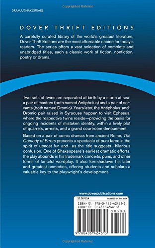 Shakespeare-The Comedy Of Errors - Retail Maharaj