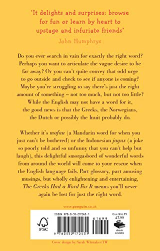 The Greeks Had a Word For It: Words You Never Knew You Can't Do Without - Retail Maharaj