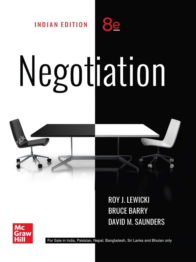 Negotiation | 8th Edition | Roy J. Lewicki & David M. Saunders - Retail Maharaj