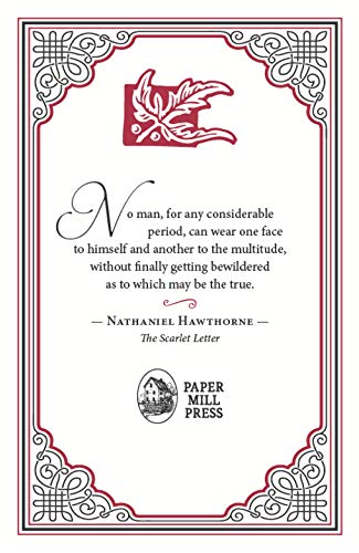 The Scarlet Letter, Nathaniel Hawthorne Classic Novel, (Hester Prynne, Adultery, Romantic Tragedy), Ribbon Page Marker, Perfect for Gifting - Retail Maharaj