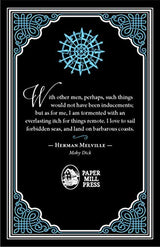 Moby Dick Herman Melville Classic Novel (Travel and Adventure, Captain Ahab, Whaling, Sailing and Fishing Tale), Ribbon Page Marker, Perfect for Gifting - Retail Maharaj